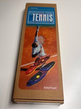 NIB GobalTrend Women's Pro Tennis Insoles Poron Comfort Size 5-10